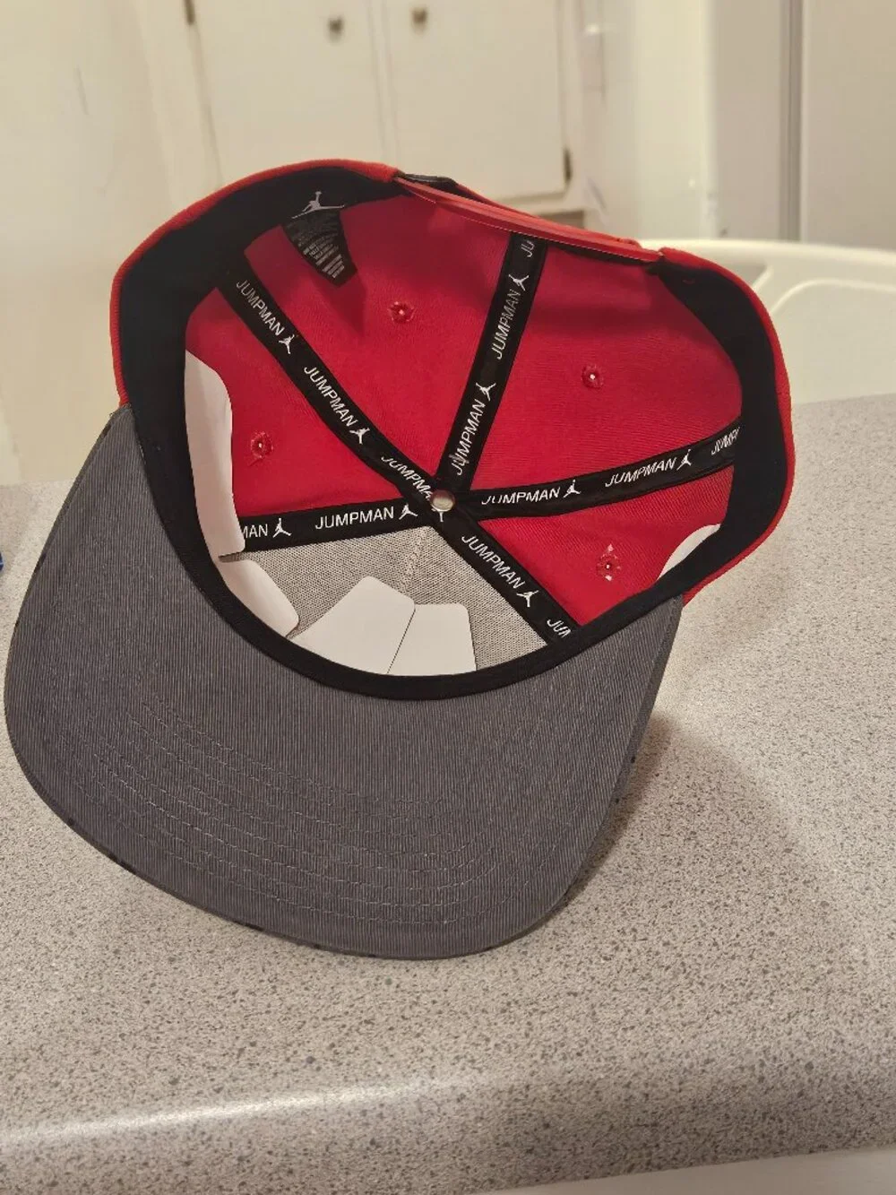 Air Jordan Flight Hat Men Red Gray Jumpman Snap Back Cap New